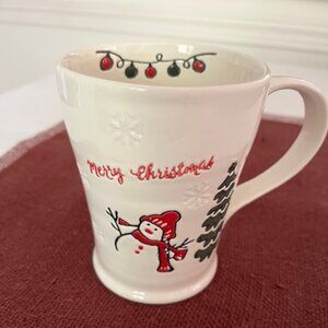 Potter's Studio Embossed Christmas Mug